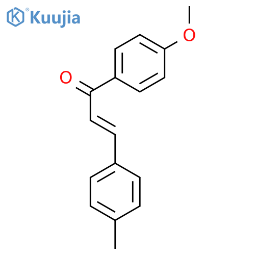 (2E)-1-(4-methoxyphenyl)-3-(4-methylphenyl)prop-2-en-1-one structure