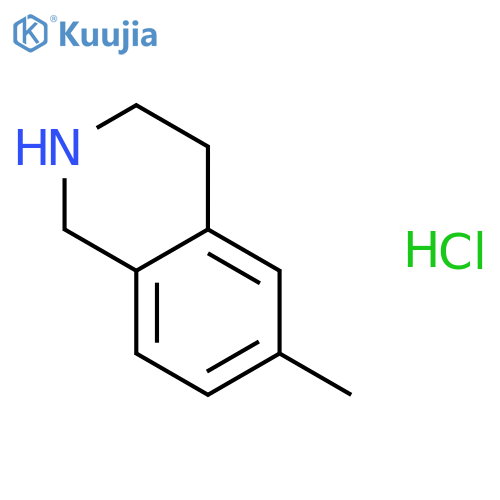 6-Methyl-1,2,3,4-tetrahydroisoquinoline hydrochloride structure