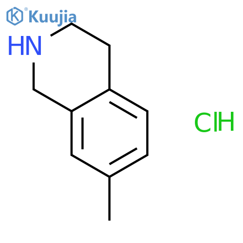7-Methyl-1,2,3,4-tetrahydroisoquinoline hydrochloride structure