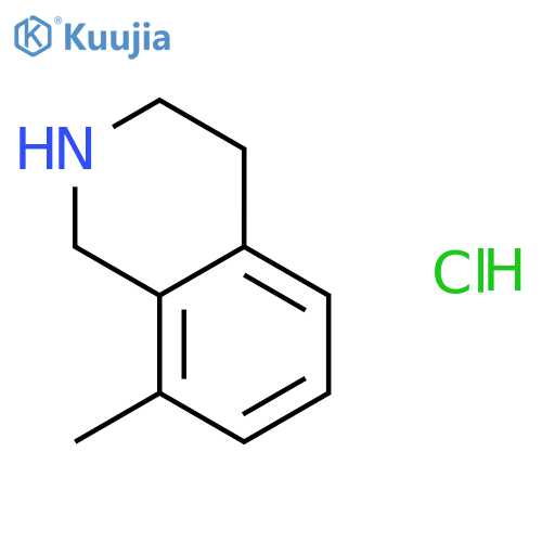 8-Methyl-1,2,3,4-tetrahydroisoquinoline hydrochloride structure