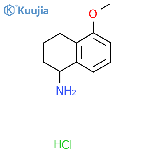 5-Methoxy-1,2,3,4-tetrahydronaphthalen-1-amine hydrochloride structure