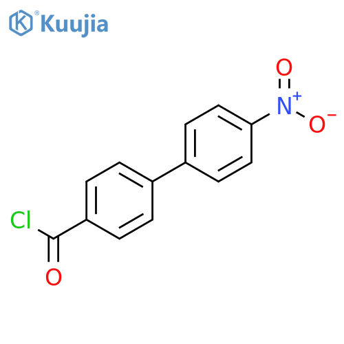 [1,1'-BIPHENYL]-4-CARBONYL CHLORIDE, 4'-NITRO- structure
