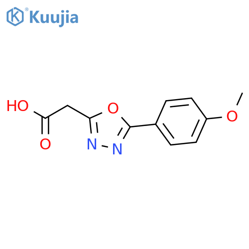 2-[5-(4-methoxyphenyl)-1,3,4-oxadiazol-2-yl]acetic Acid structure