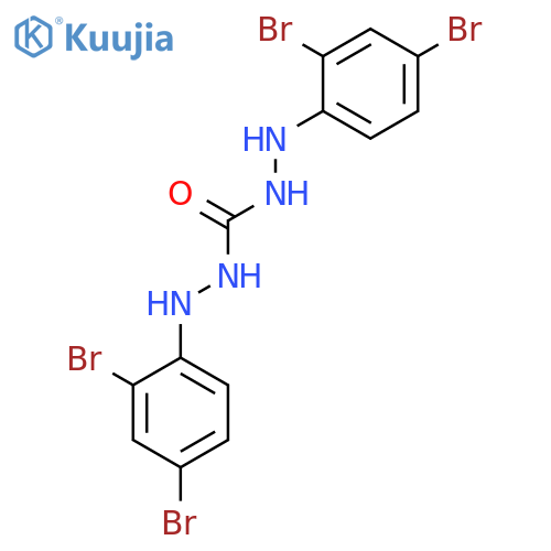 Carbonic dihydrazide, 2,2'-bis(2,4-dibromophenyl)- structure
