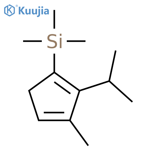SILANE, TRIMETHYL[METHYL(1-METHYLETHYL)CYCLOPENTADIENYL]- structure