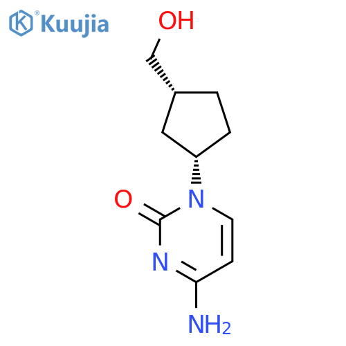 2(1H)-Pyrimidinone, 4-amino-1-[(1S,3R)-3-(hydroxymethyl)cyclopentyl]- structure