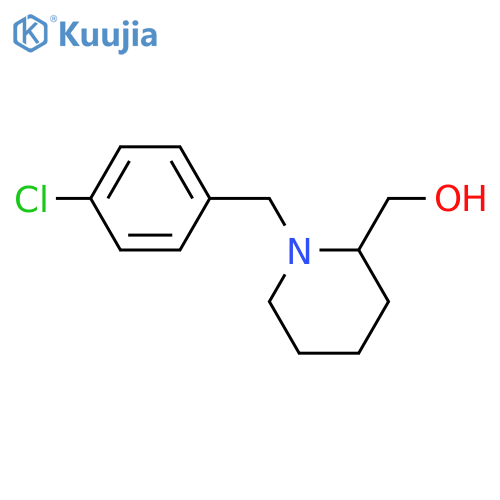 [1-(4-Chloro-benzyl)-piperidin-2-yl]-methanol structure