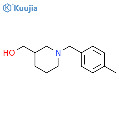 (1-(4-Methylbenzyl)piperidin-3-yl)methanol structure