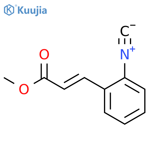 2-PROPENOIC ACID, 3-(2-ISOCYANOPHENYL)-, METHYL ESTER structure