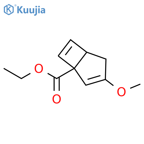 Bicyclo[3.2.0]hepta-2,6-diene-1-carboxylic acid, 3-methoxy-, ethyl ester structure