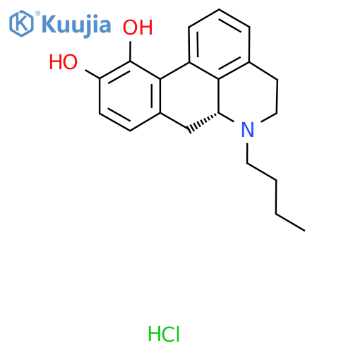 (6Ar)-6-butyl-5,6,6a,7-tetrahydro-4H-dibenzo[de,g]quinoline-10,11-diol;hydrochloride structure