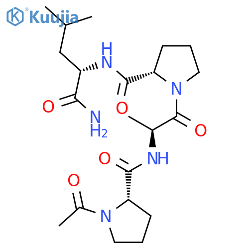 L-Leucinamide, 1-acetyl-L-prolyl-L-alanyl-L-prolyl- structure