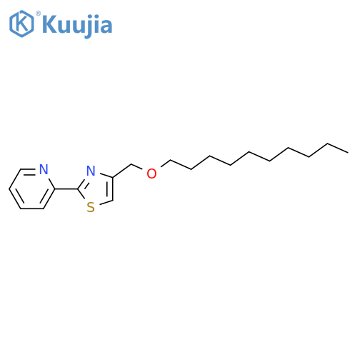 PYRIDINE, 2-[4-[(DECYLOXY)METHYL]-2-THIAZOLYL]- structure