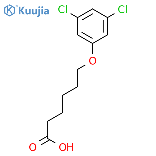 HEXANOIC ACID, 6-(3,5-DICHLOROPHENOXY)- structure