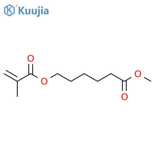 Hexanoic acid, 6-[(2-methyl-1-oxo-2-propenyl)oxy]-, methyl ester structure