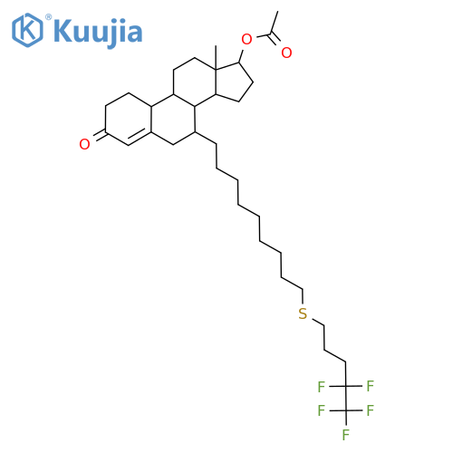 S-Deoxo-3-Keto-17-Acetoxy Fulvestrant structure