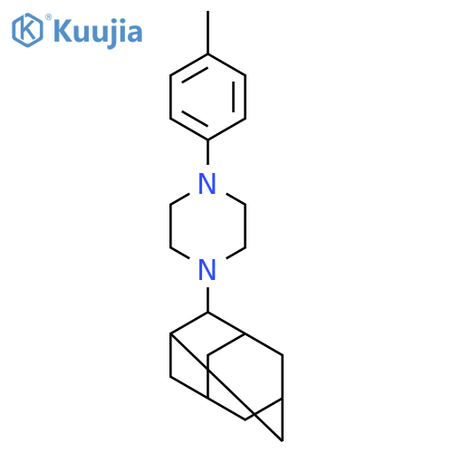 Piperazine, 1-(4-methylphenyl)-4-tricyclo[3.3.1.13,7]dec-2-yl- structure