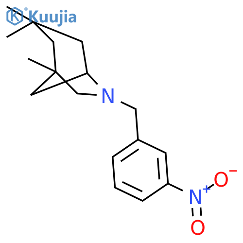 6-Azabicyclo[3.2.1]octane, 1,3,3-trimethyl-6-[(3-nitrophenyl)methyl]- structure