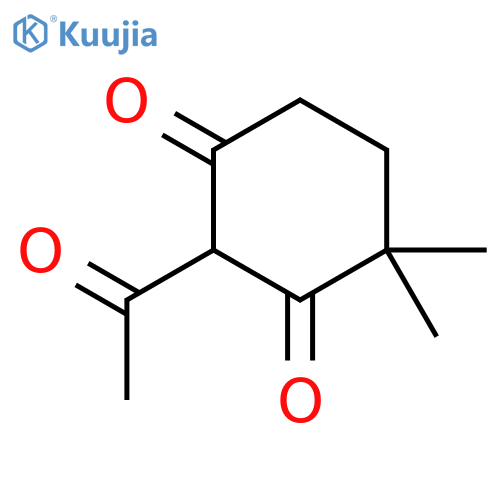 1,3-Cyclohexanedione, 2-acetyl-4,4-dimethyl- structure