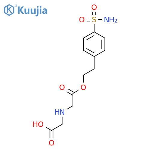 GLYCINE, N-[2-[2-[4-(AMINOSULFONYL)PHENYL]ETHOXY]-2-OXOETHYL]- structure