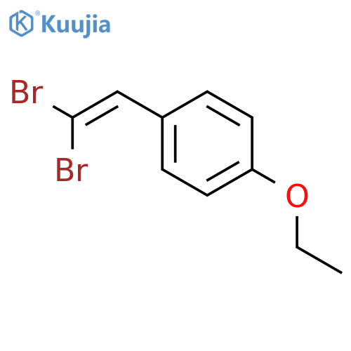 BENZENE, 1-(2,2-DIBROMOETHENYL)-4-ETHOXY- structure