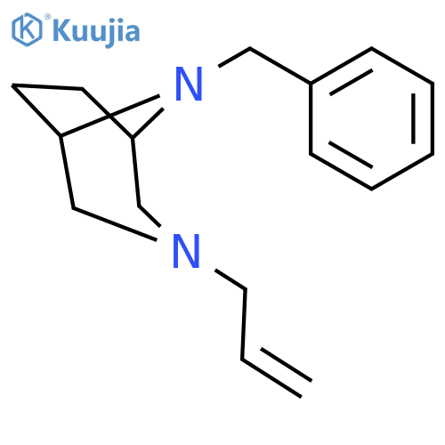 3-Allyl-8-benzyl-3,8-diazabicyclo[3.2.1]octane structure