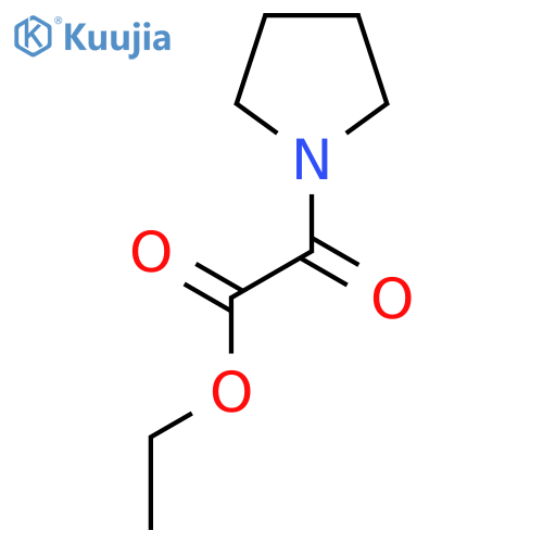Ethyl oxo(pyrrolidin-1-yl)acetate structure