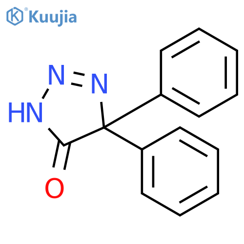 4H-1,2,3-Triazol-4-one, 3,5-dihydro-5,5-diphenyl- structure