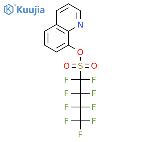 Quinolin-8-yl nonafluorobutane-1-sulfonate structure