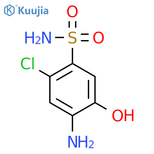 4-Amino-2-chloro-5-hydroxybenzenesulfonamide structure