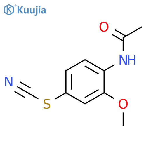4-Acetamido-3-methoxyphenyl thiocyanate structure