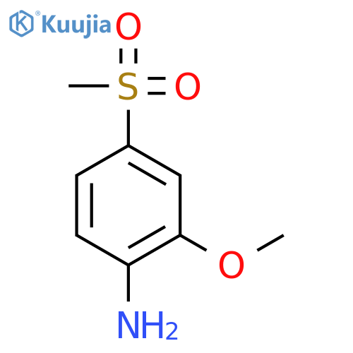 2-Methoxy-4-(methylsulfonyl)aniline structure