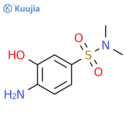 4-Amino-3-hydroxy-N,N-dimethylbenzenesulfonamide structure