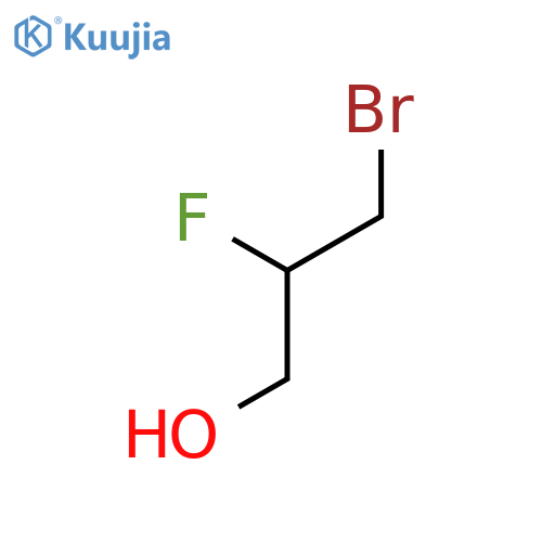 3-bromo-2-fluoropropan-1-ol structure