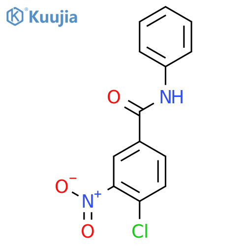 4-Chloro-3-nitrobenzanilide structure
