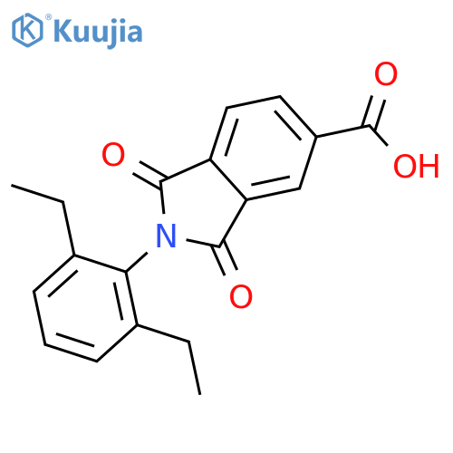 1-[4-(3,5-Dimethylphenoxy)phenyl]-5-oxopyrrolidine-3-carboxylic acid structure