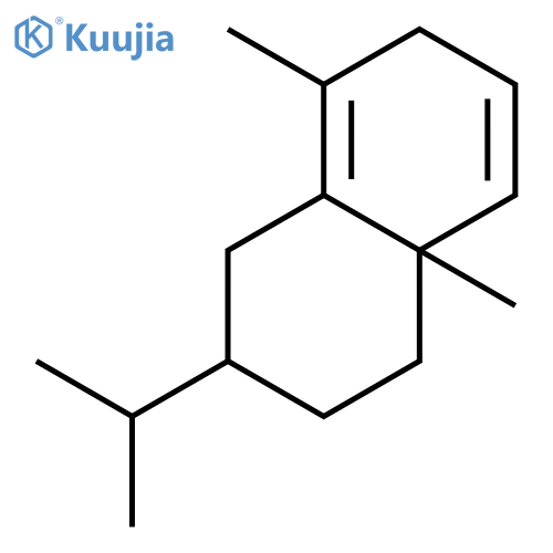 5,8a-dimethyl-3-propan-2-yl-2,3,4,6-tetrahydro-1H-naphthalene structure