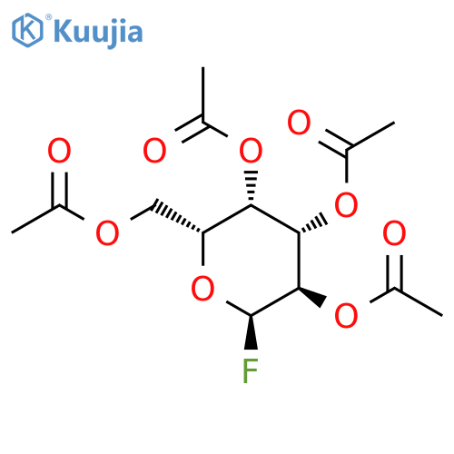 2,3,4,6-Tetra-O-acetyl-a-D-galactopyranosyl fluoride structure