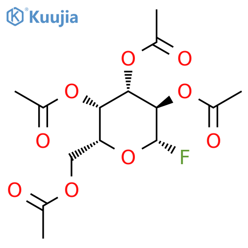 beta-D-Galactopyranosyl fluoride, 2,3,4,6-tetraacetate structure