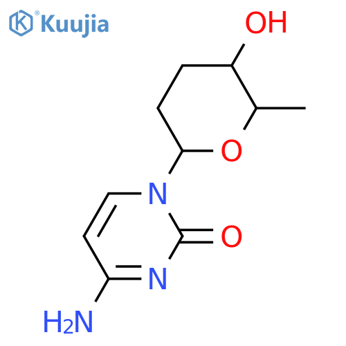 4-Amino-1-(2,3,6-trideoxy-β-D-glucopyranosyl)-2(1H)-pyrimidinone structure