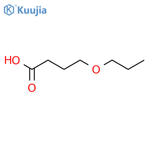 Butanoic acid, 4-propoxy- structure