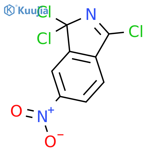 1H-ISOINDOLE, 1,1,3-TRICHLORO-6-NITRO- structure