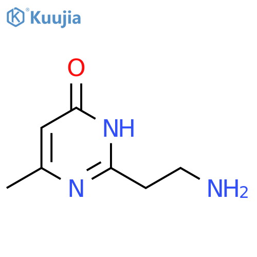 2-(2-aminoethyl)-6-methylpyrimidin-4-ol structure