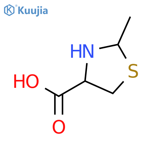 2-Methylthiazolidine-4-carboxylic Acid structure