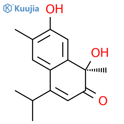 2(1H)-Naphthalenone,1,7-dihydroxy-1,6- dimethyl-4-(1-methylethyl)-,(1R)- structure