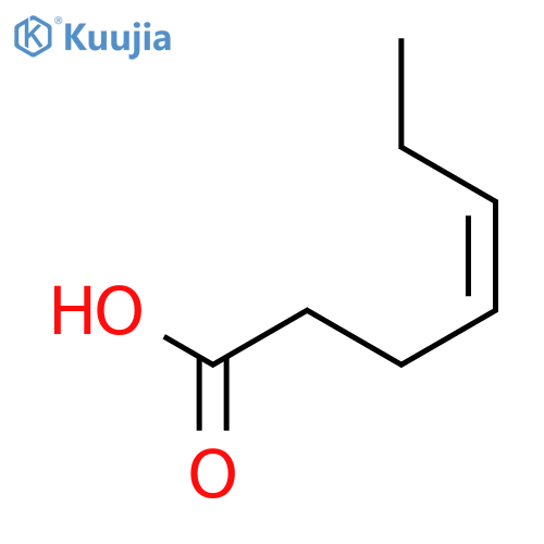 (Z)-hept-4-enoic acid structure