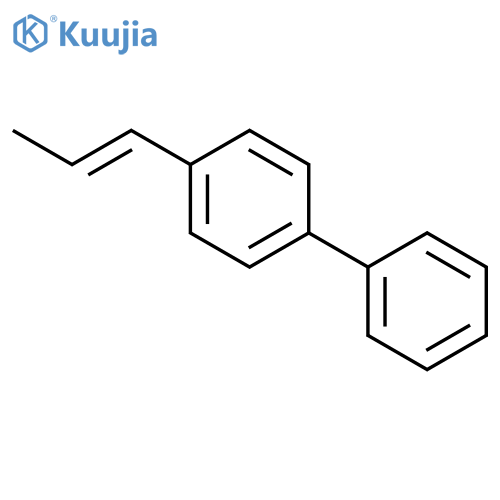 1,1'-BIPHENYL, 4-(1-PROPENYL)- structure