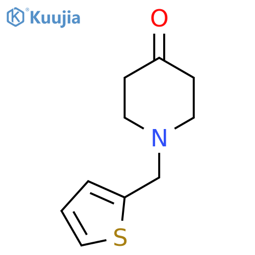 1-(Thiophen-2-ylmethyl)piperidin-4-one structure
