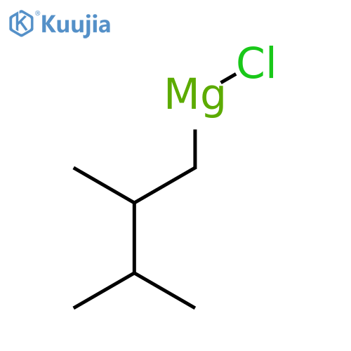 Magnesium, chloro(2,3-dimethylbutyl)- structure