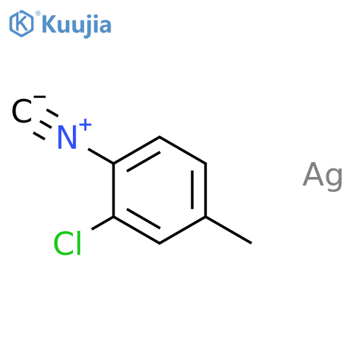 Silver, chloro(1-isocyano-4-methylbenzene)- structure